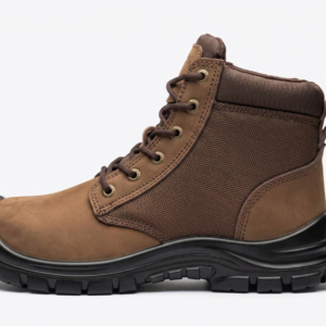 Premium Nubuck Leather Safety Boot with Steel European Standard Toe Cap